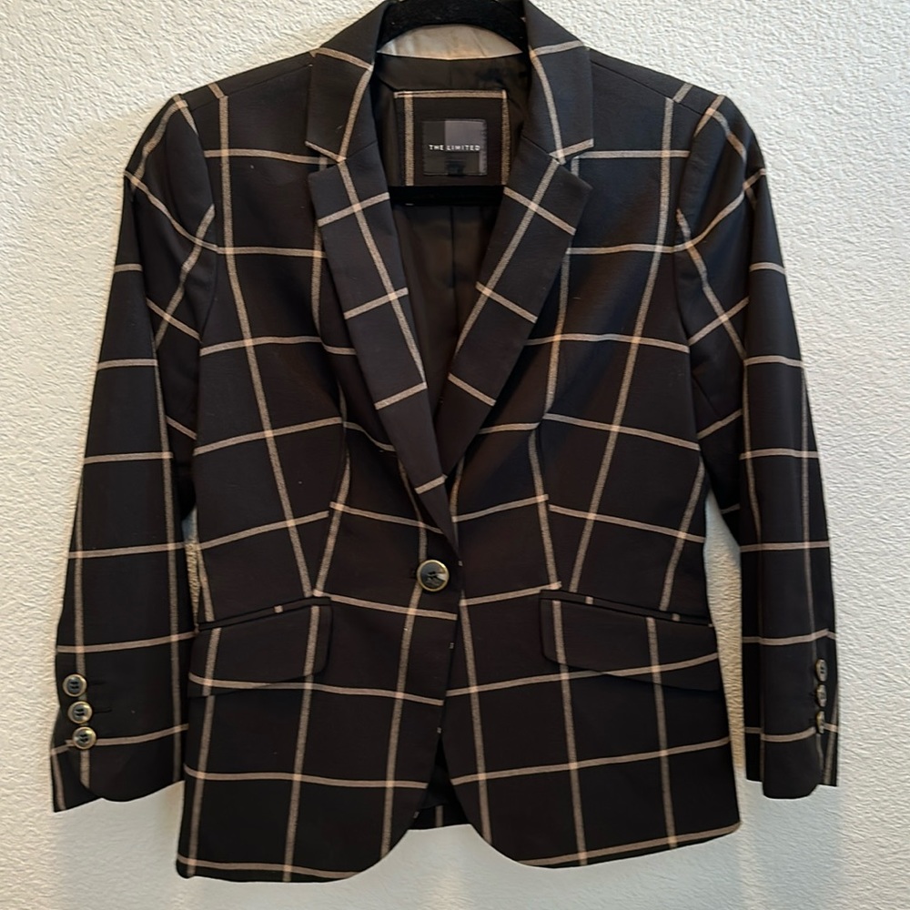 The Limited blazer. Size S. Plaid.